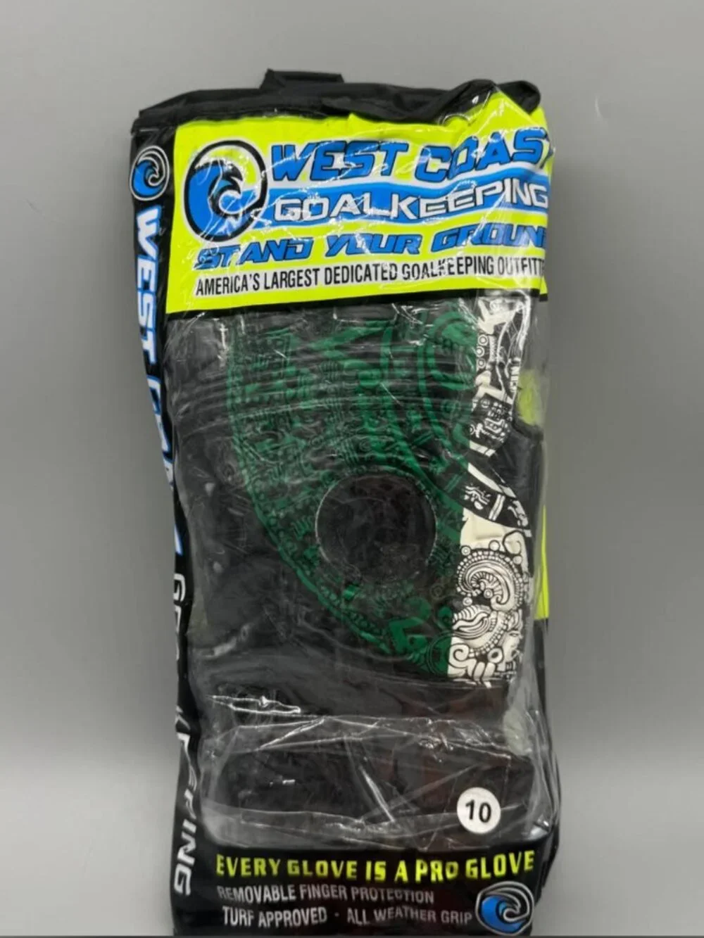 NEW West Coast Goalkeeping Kona El Tri Mexico Goalkeeper Gloves Sz 10 Green Red
